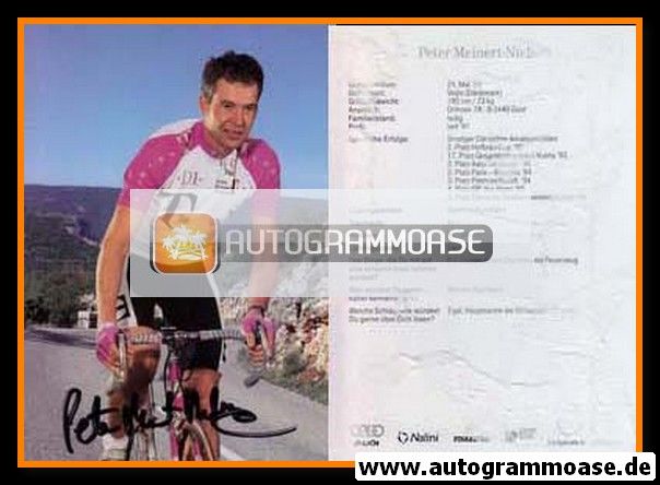 Autogramm Radsport | Peter MEINERT-NIELSEN | 1996 (Telekom)