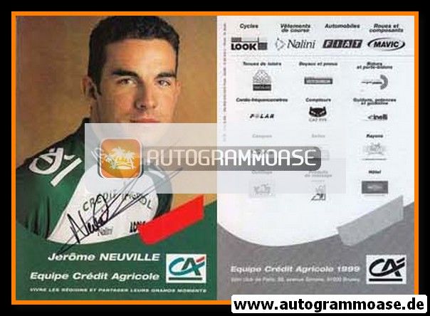 Autogramm Radsport | Jerome NEUVILLE | 1999 (Credit Agricole)