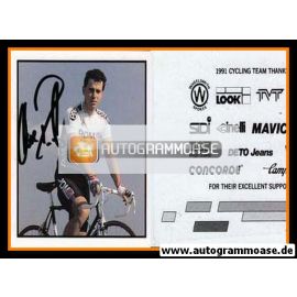Autogramm Radsport | Uwe RAAB | 1991 (Portrait Color) Thanic