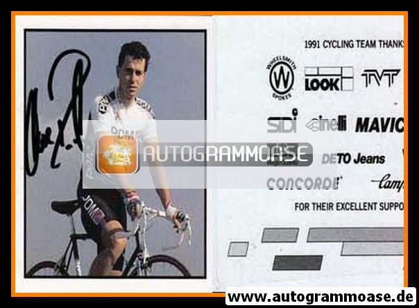 Autogramm Radsport | Uwe RAAB | 1991 (Portrait Color) Thanic