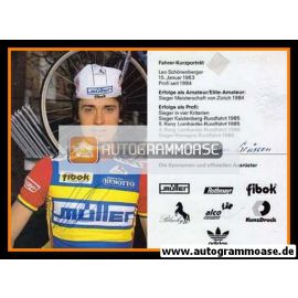 Autogramm Radsport | Leo SCHÖNENBERGER | 1980er (Portrait Color)