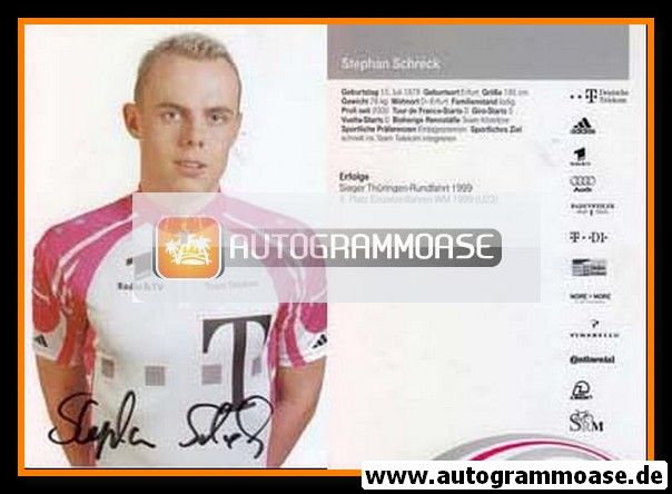 Autogramm Radsport | Stephan SCHRECK | 2000 (Telekom)