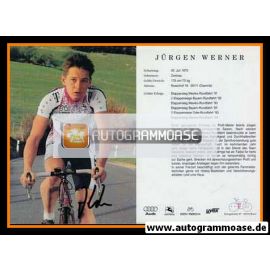 Autogramm Radsport | Jürgen WERNER | 1995 (Telekom)