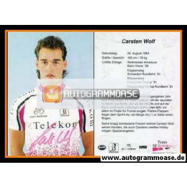 Autogramm Radsport | Carsten WOLF | 1992 (Telekom)