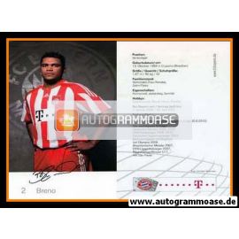 Autogramm Fussball | FC Bayern München | 2010 Druck | BRENO