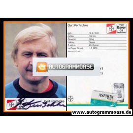 Autogramm Fussball | Bayer Leverkusen | 1988 | Gerd KENTSCHKE
