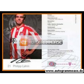 Autogramm Fussball | FC Bayern München | 2010 Druck | Philipp LAHM