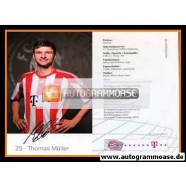 Autogramm Fussball | FC Bayern München | 2010 Druck | Thomas MÜLLER