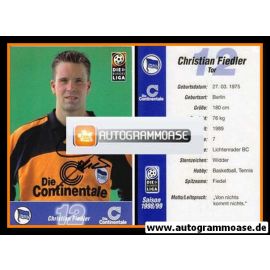 Autogramm Fussball | Hertha BSC Berlin | 1998 | Christian FIEDLER