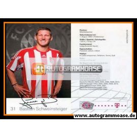 Autogramm Fussball | FC Bayern München | 2010 Druck | Bastian SCHWEINSTEIGER