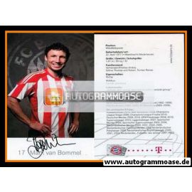 Autogramm Fussball | FC Bayern München | 2010 Druck | Mark VAN BOMMEL