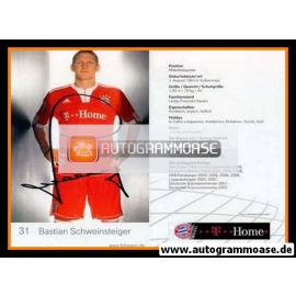 Autogramm Fussball | FC Bayern München | 2009 | Bastian SCHWEINSTEIGER