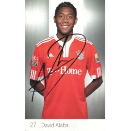 Autogramm Fussball | FC Bayern München | 2009 Druck | David ALABA