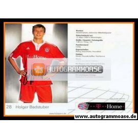 Autogramm Fussball | FC Bayern München | 2009 Druck | Holger BADSTUBER
