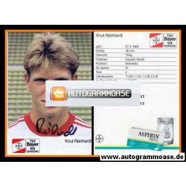 Autogramm Fussball | Bayer Leverkusen | 1988 | Knut REINHARDT