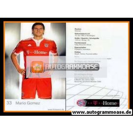 Autogramm Fussball | FC Bayern München | 2009 Druck | Mario GOMEZ