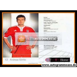 Autogramm Fussball | FC Bayern München | 2009 Druck | Andreas GÖRLITZ
