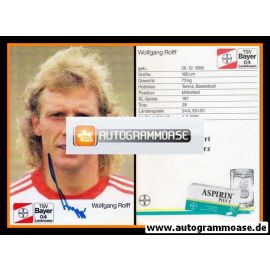 Autogramm Fussball | Bayer Leverkusen | 1988 | Wolfgang ROLFF