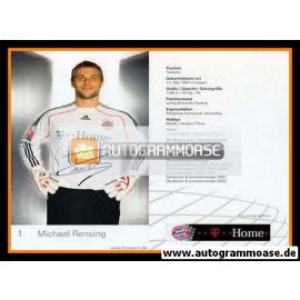 Autogramm Fussball | FC Bayern München | 2009 Druck | Michael RENSING
