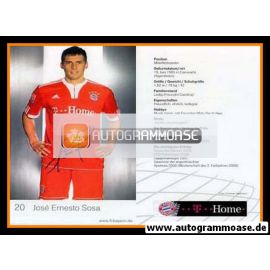 Autogramm Fussball | FC Bayern München | 2009 Druck | Jose Ernesto SOSA