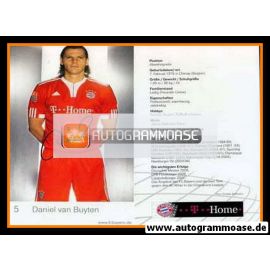 Autogramm Fussball | FC Bayern München | 2009 Druck | Daniel VAN BUYTEN