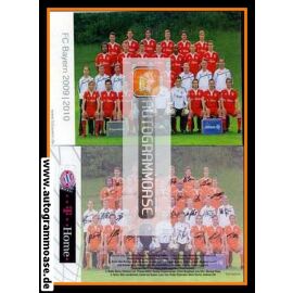 Mannschaftskarte Fussball | FC Bayern München | 2009