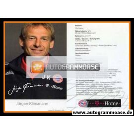 Autogramm Fussball | FC Bayern München | 2008 Druck | Jürgen KLINSMANN