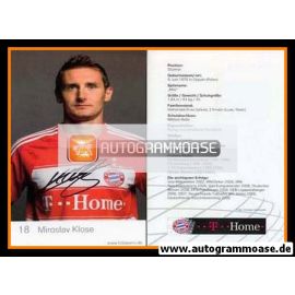 Autogramm Fussball | FC Bayern München | 2008 Druck | Miroslav KLOSE