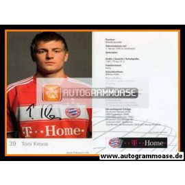 Autogramm Fussball | FC Bayern München | 2008 Druck | Toni KROOS