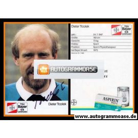 Autogramm Fussball | Bayer Leverkusen | 1988 | Dieter TRZOLEK