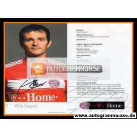 Autogramm Fussball | FC Bayern München | 2008 Druck | Willy SAGNOL