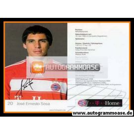 Autogramm Fussball | FC Bayern München | 2008 Druck | Jose Ernesto SOSA