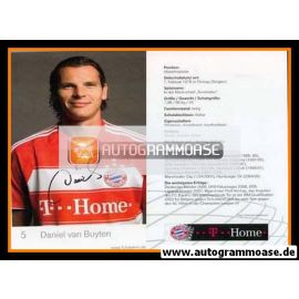 Autogramm Fussball | FC Bayern München | 2008 Druck | Daniel VAN BUYTEN