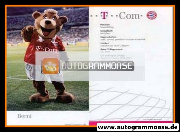 AK Fussball | FC Bayern München | 2005 | BERNI (Maskottchen)