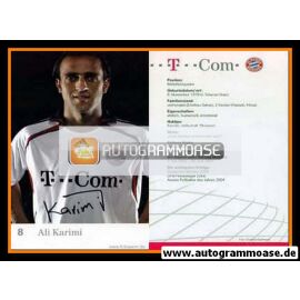 Autogramm Fussball | FC Bayern München | 2006 Druck | Ali KARIMI