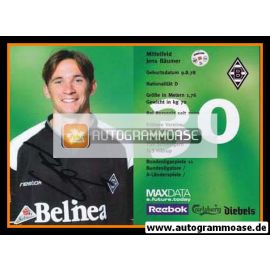 Autogramm Fussball | Borussia Mönchengladbach | 2001 | Jens BÄUMER