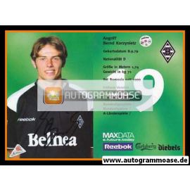 Autogramm Fussball | Borussia Mönchengladbach | 2001 | Bernd KORZYNIETZ