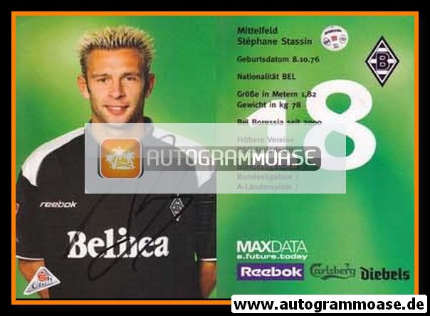 Autogramm Fussball | Borussia Mönchengladbach | 2001 | Stephane STASSIN