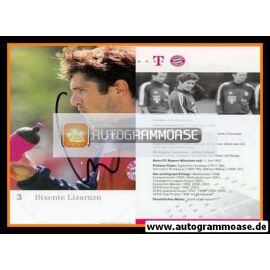 Autogramm Fussball | FC Bayern München | 2002 | Bixente LIZARAZU