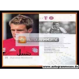 Autogramm Fussball | FC Bayern München | 2002 | Zvjezdan MISIMOVIC