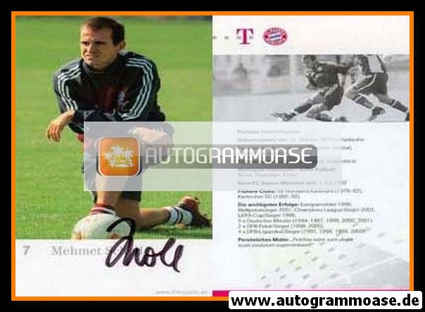 Autogramm Fussball | FC Bayern München | 2002 | Mehmet SCHOLL