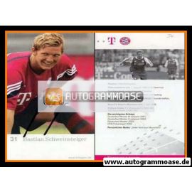 Autogramm Fussball | FC Bayern München | 2003 | Bastian SCHWEINSTEIGER