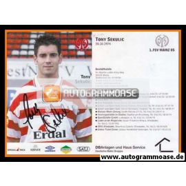 Autogramm Fussball | FSV Mainz 05 | 1999 | Tony SEKULIC