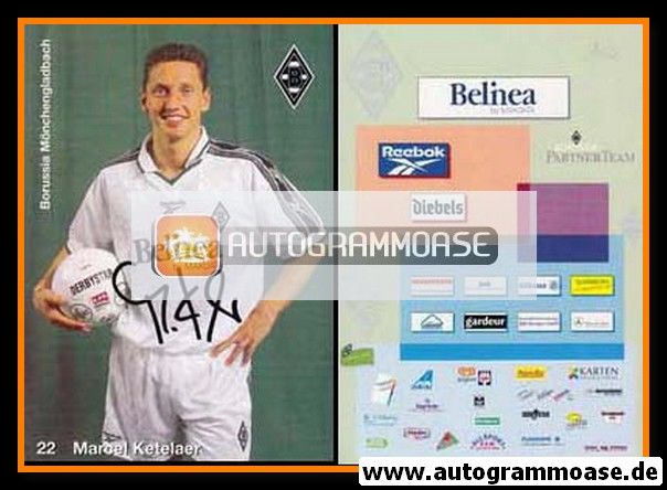 Autogramm Fussball | Borussia Mönchengladbach | 1998 | Marcel KETELAER