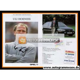 Autogramm Fussball | FC Bayern München | 1994 | Uli HOENESS