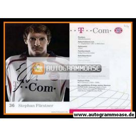 Autogramm Fussball | FC Bayern München | 2006 | Stephan FÜRSTNER