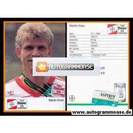 Autogramm Fussball | Bayer Leverkusen | 1989 | Martin KREE