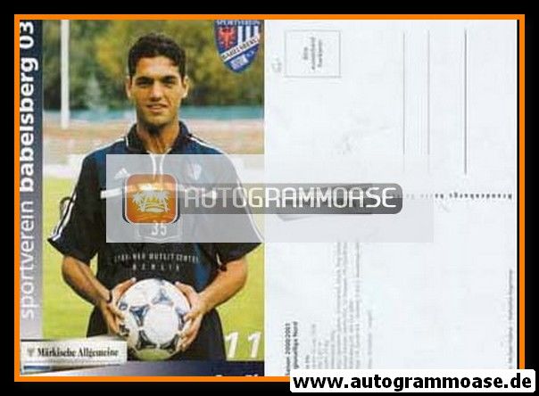 Autogramm Fussball | SV Babelsberg 03 | 2000 | Cem EFE