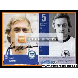 Autogramm Fussball | Hertha BSC Berlin | 2000er Retro | Hans WEINER