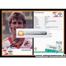 Autogramm Fussball | Bayer Leverkusen | 1989 | Alois REINHARDT